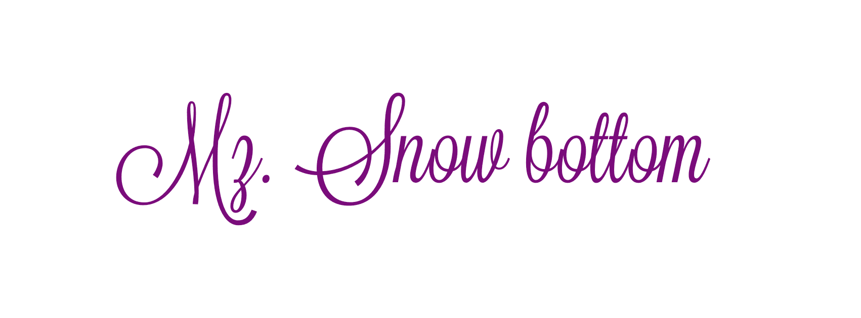 Mz Snow Bottom banner image