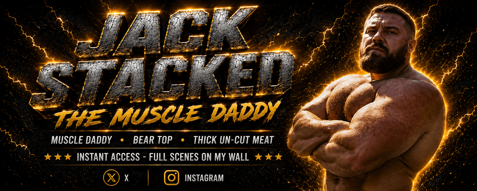 Jack Stacked - THE Muscle Daddy banner image