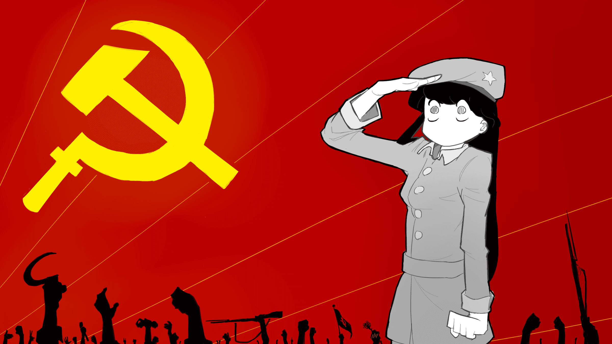 Plus-sized Enby Comrade banner image