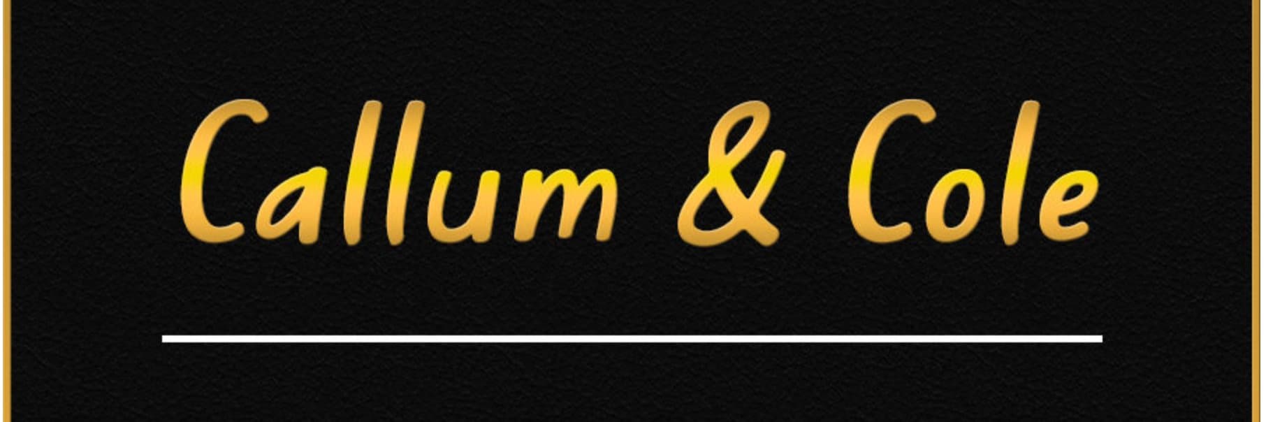 Callum&amp;Cole banner image