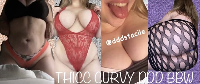 THICC CURVY DDD BBW 👄 TOP 8% 👅💦 banner image