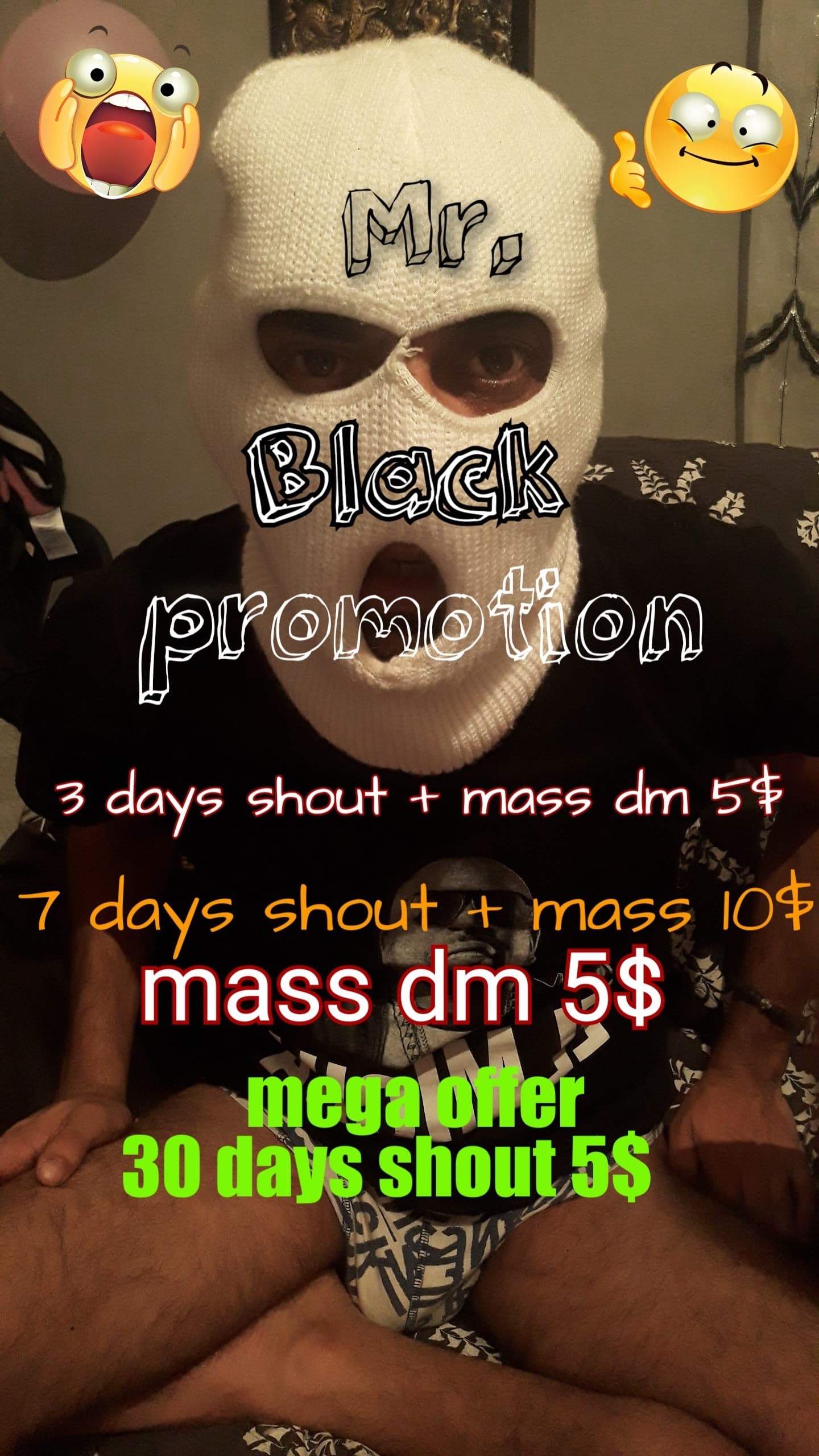 Mr. Black PROMOTIONS 💫💫💫 banner image