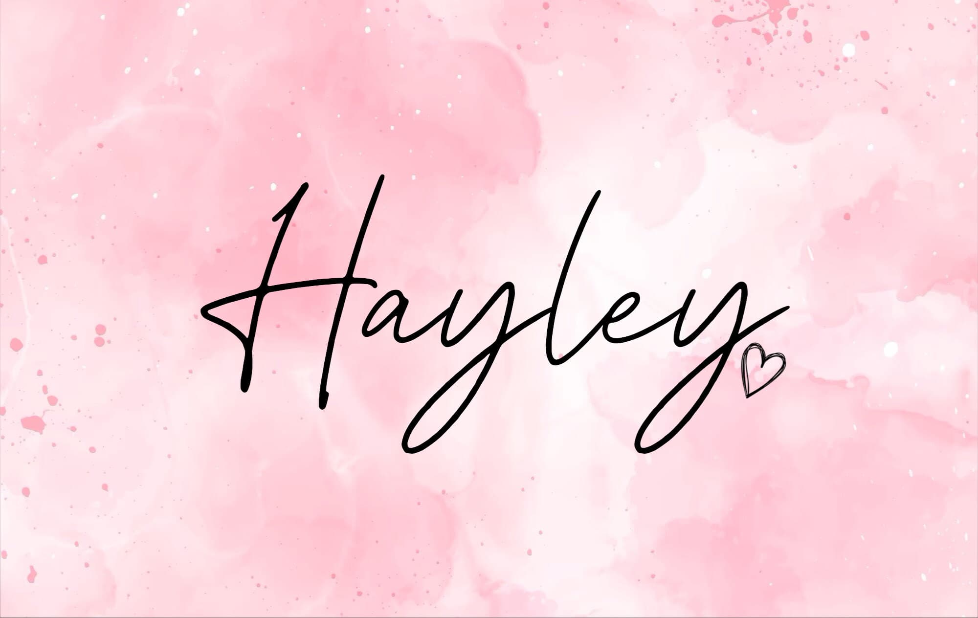 Hayley ππ banner image