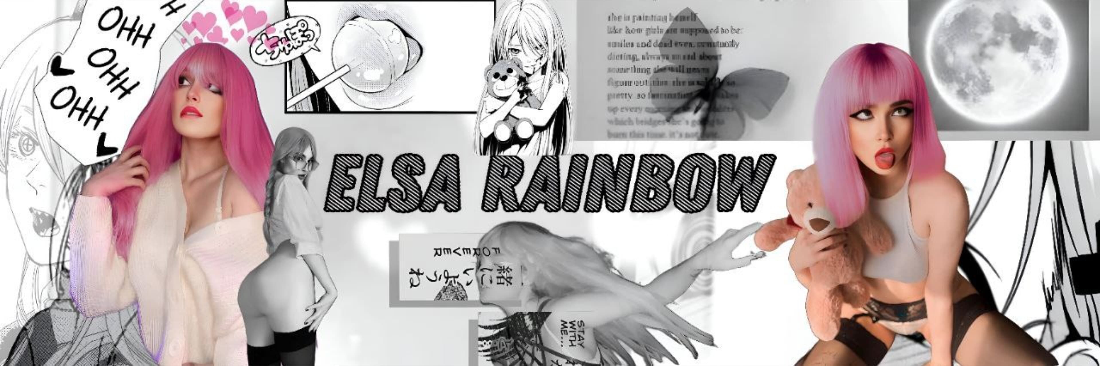 Elsa Rainbow banner image