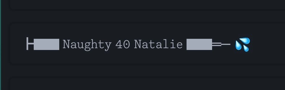 Naughty Natalie banner image