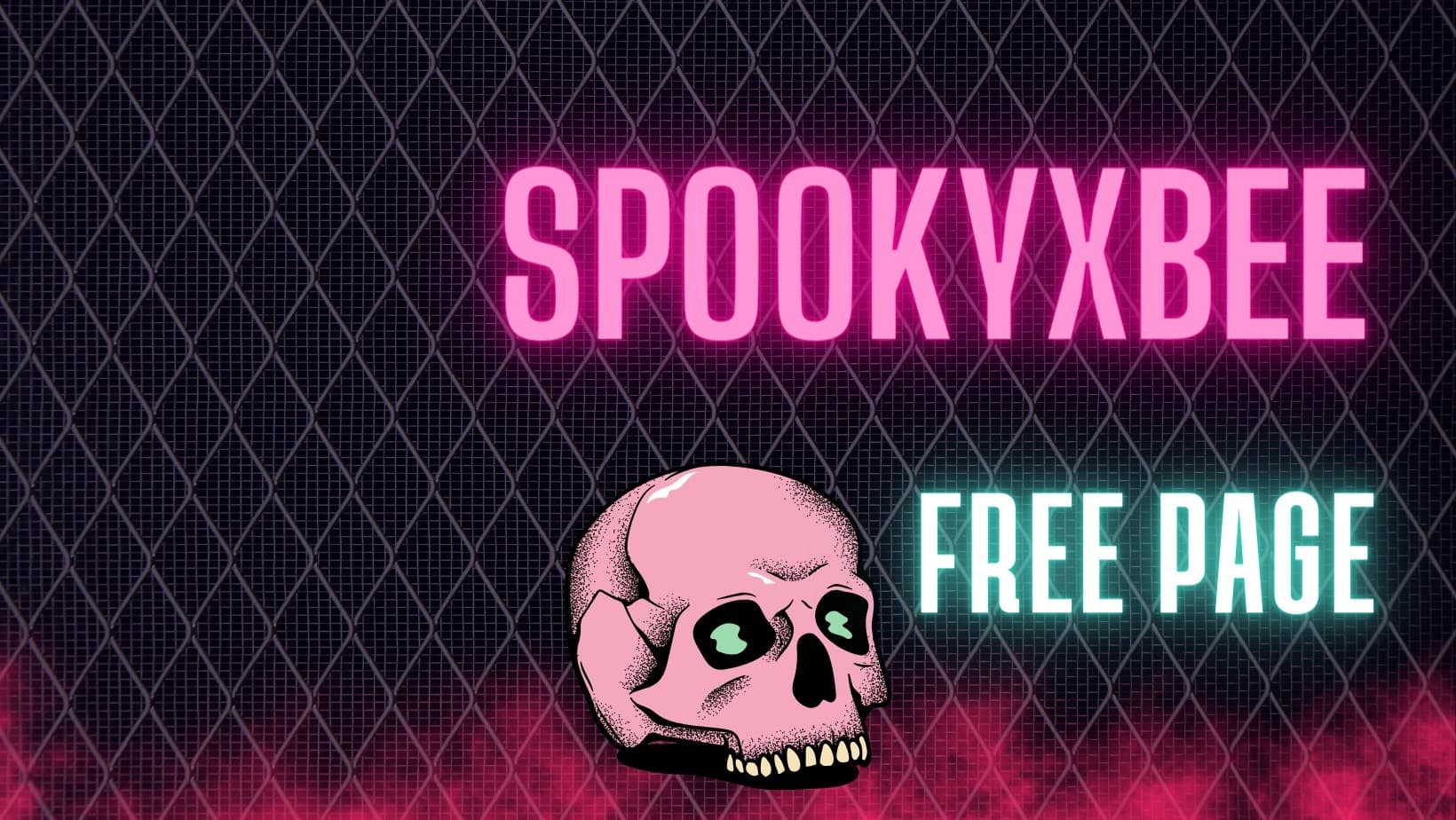 SpookyxBee Free ππ banner image