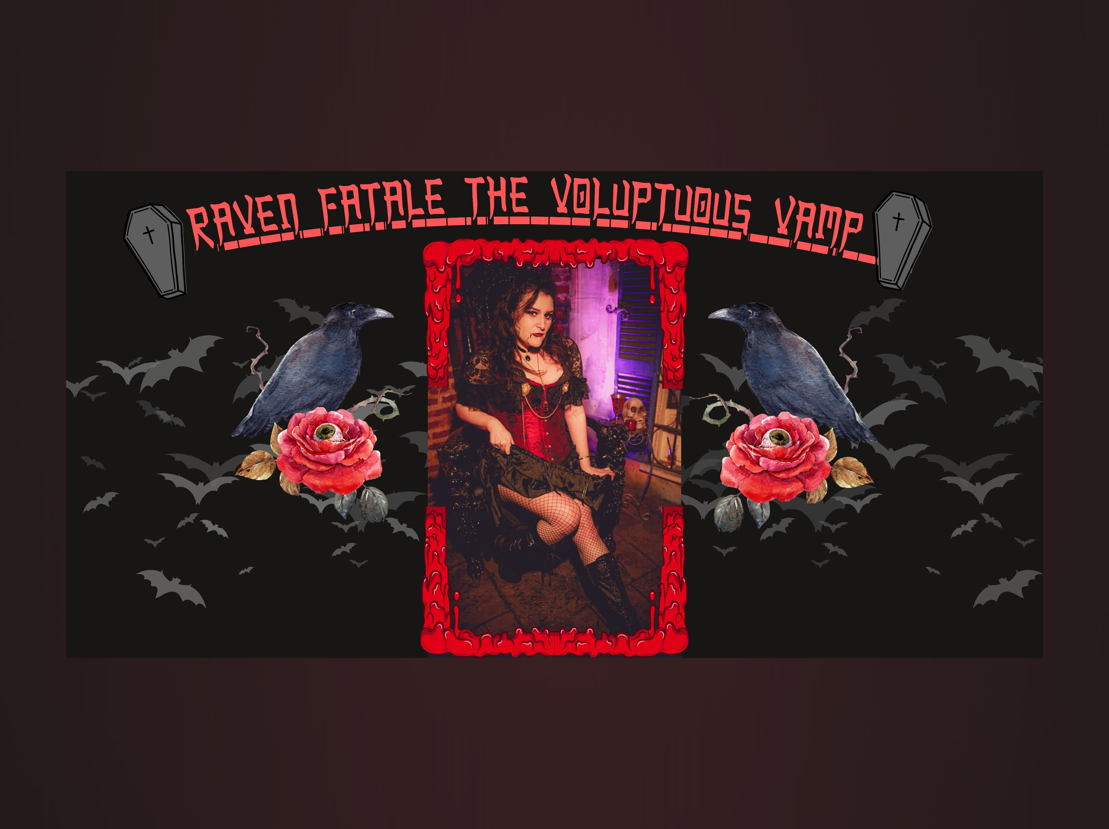 Raven Fatale The Voluptuous Vamp banner image