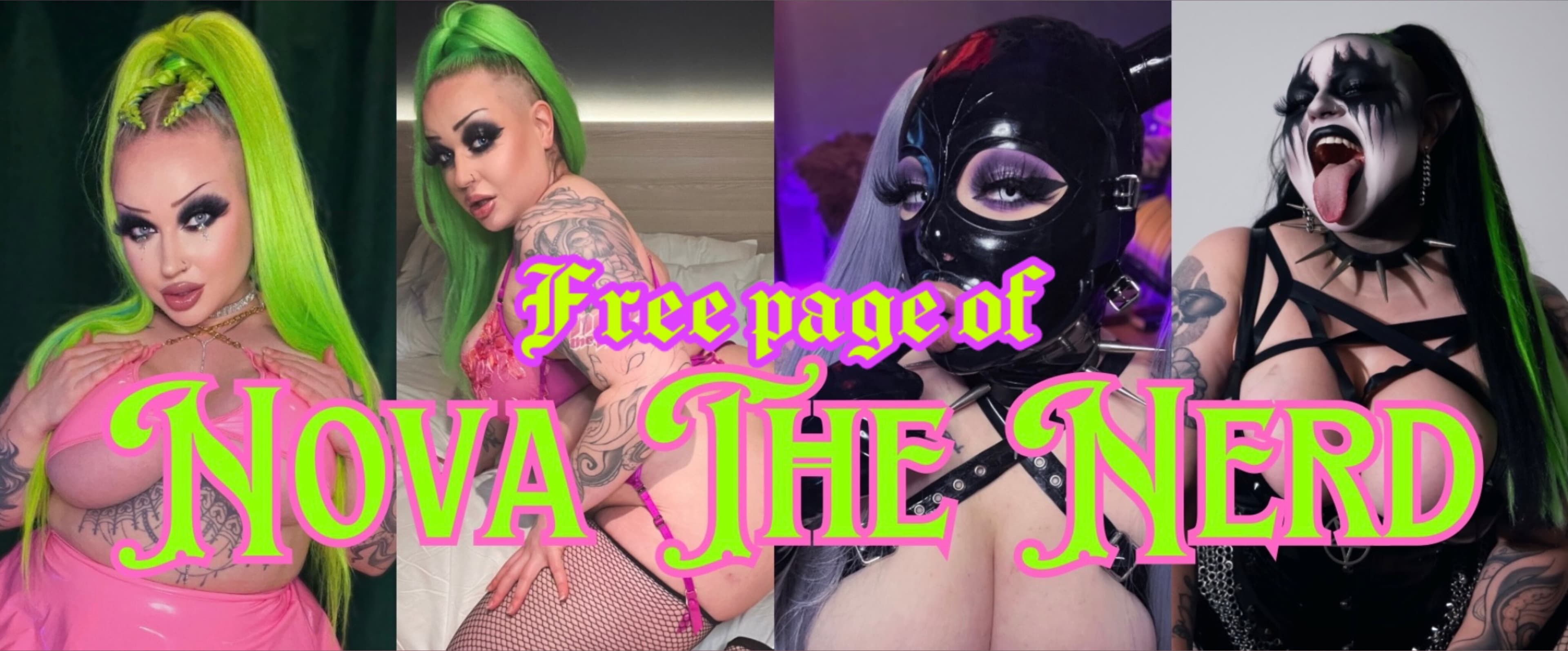 Nova The Nerd FREE PAGE ✨ banner image
