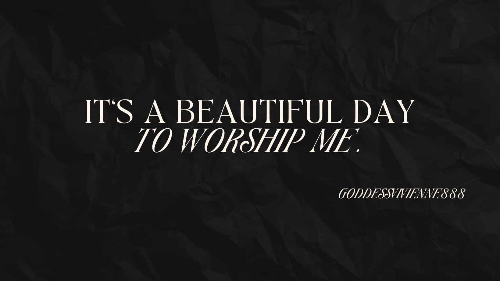 Goddess Vivienne banner image