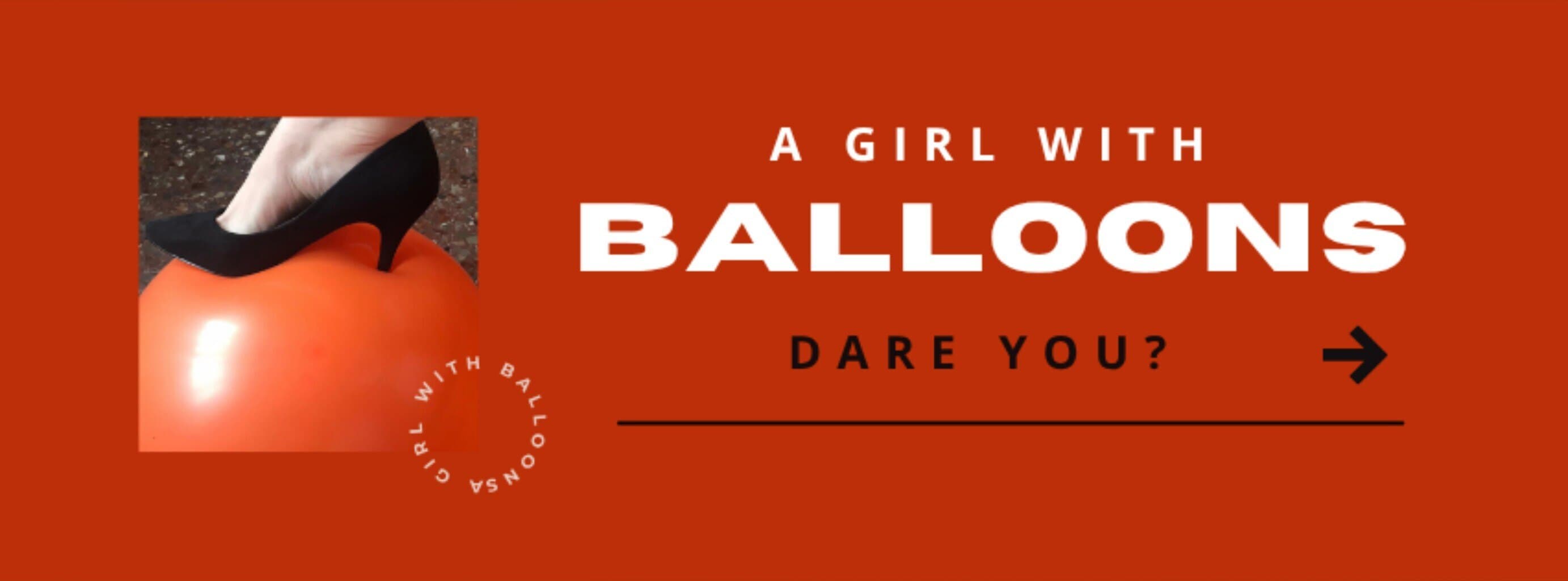 A Girl with balloons banner image