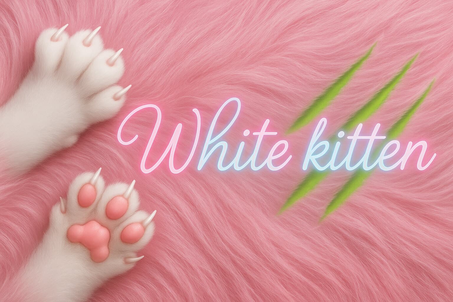 Miss. White kitten banner image