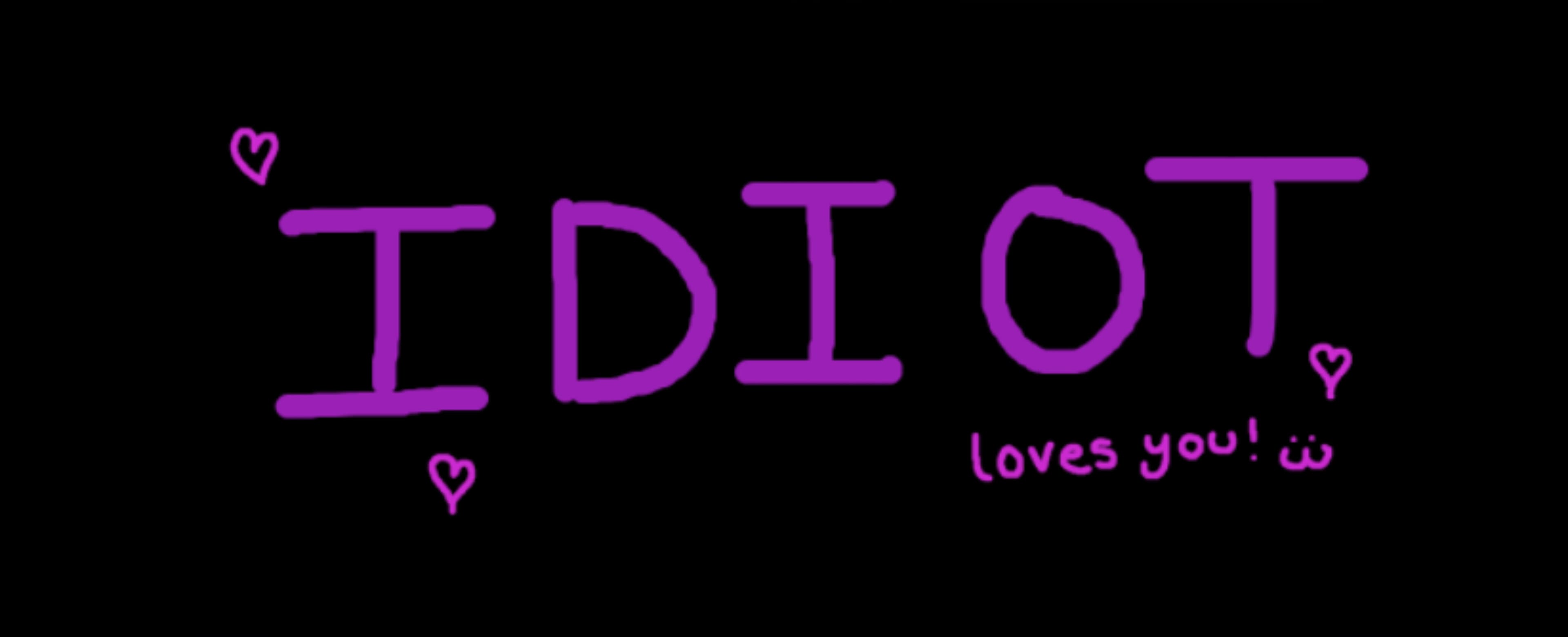 idiot banner image