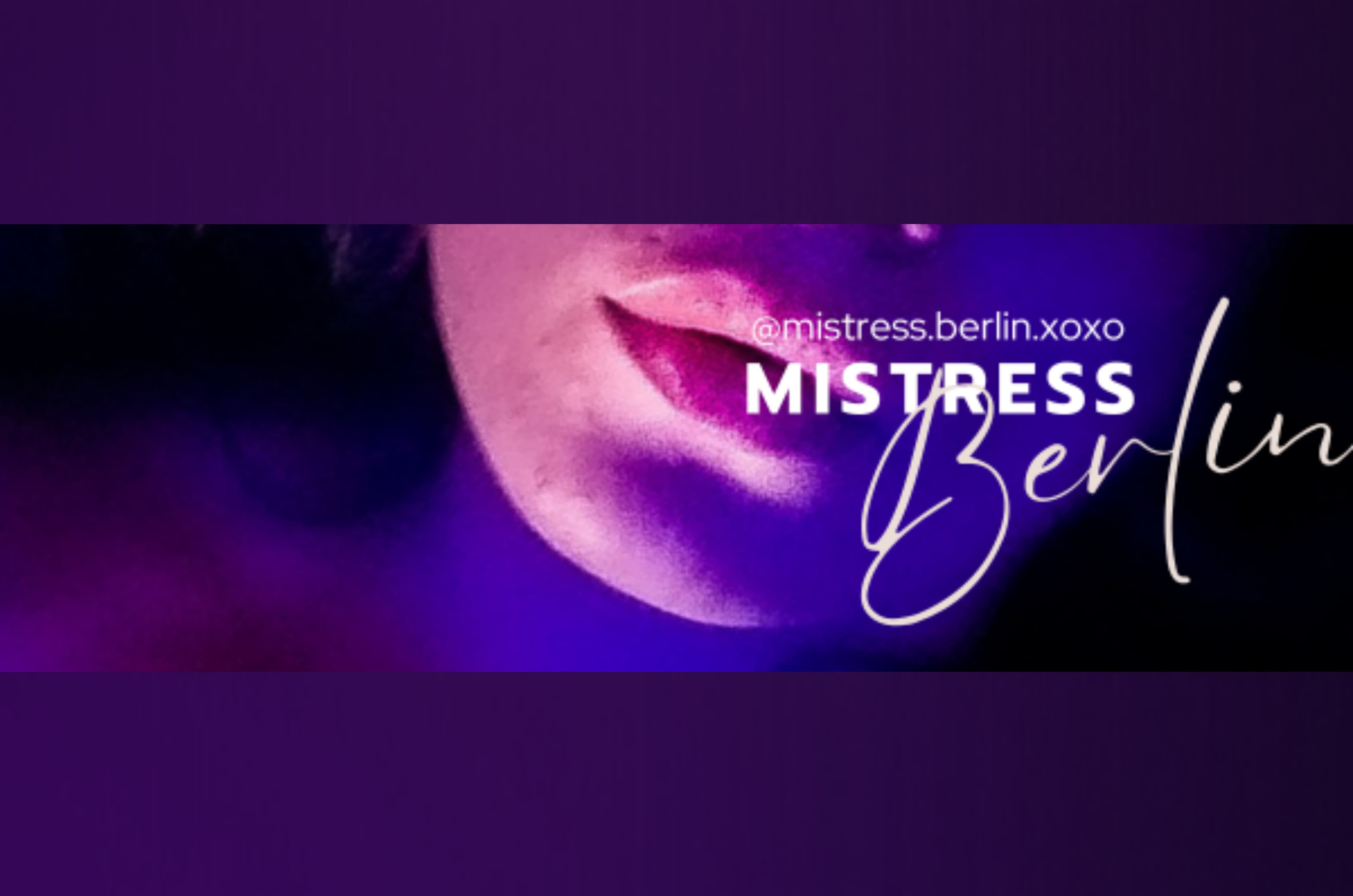 Mistress Berlin | Pay to Please Me banner image