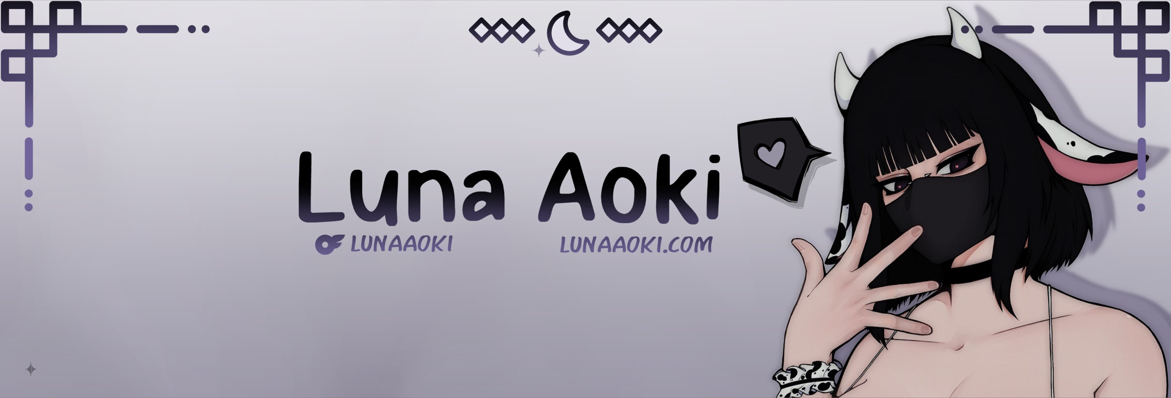 π€ Luna Aoki β Your Busty Goth GFπ€ banner image
