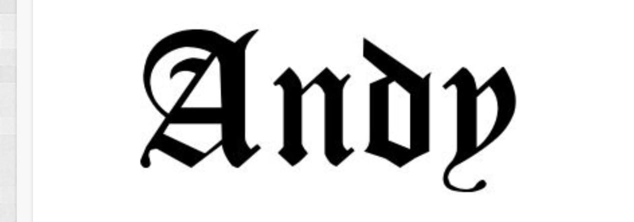 Andy2904 banner image