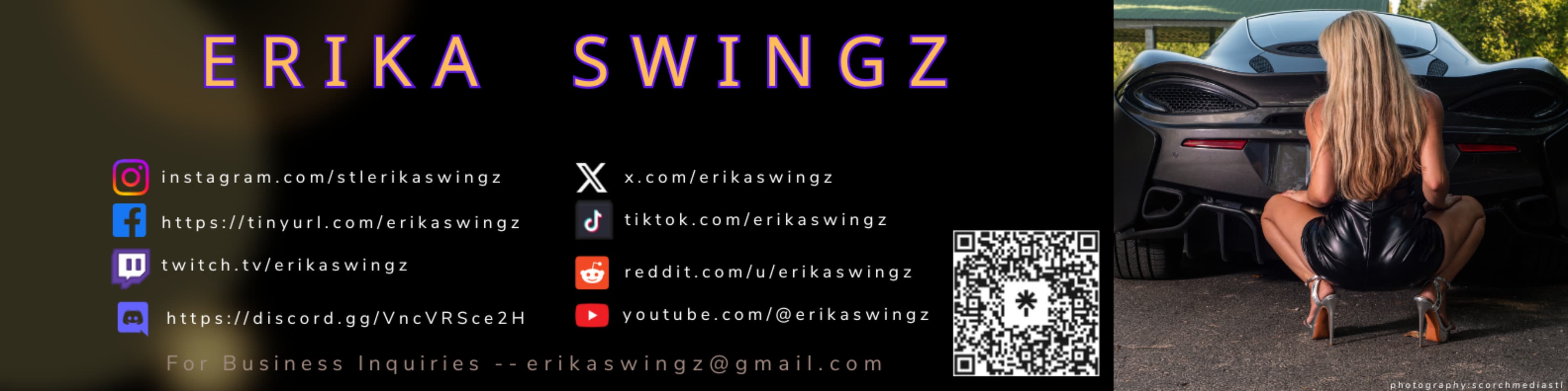 Erika Swingz banner image
