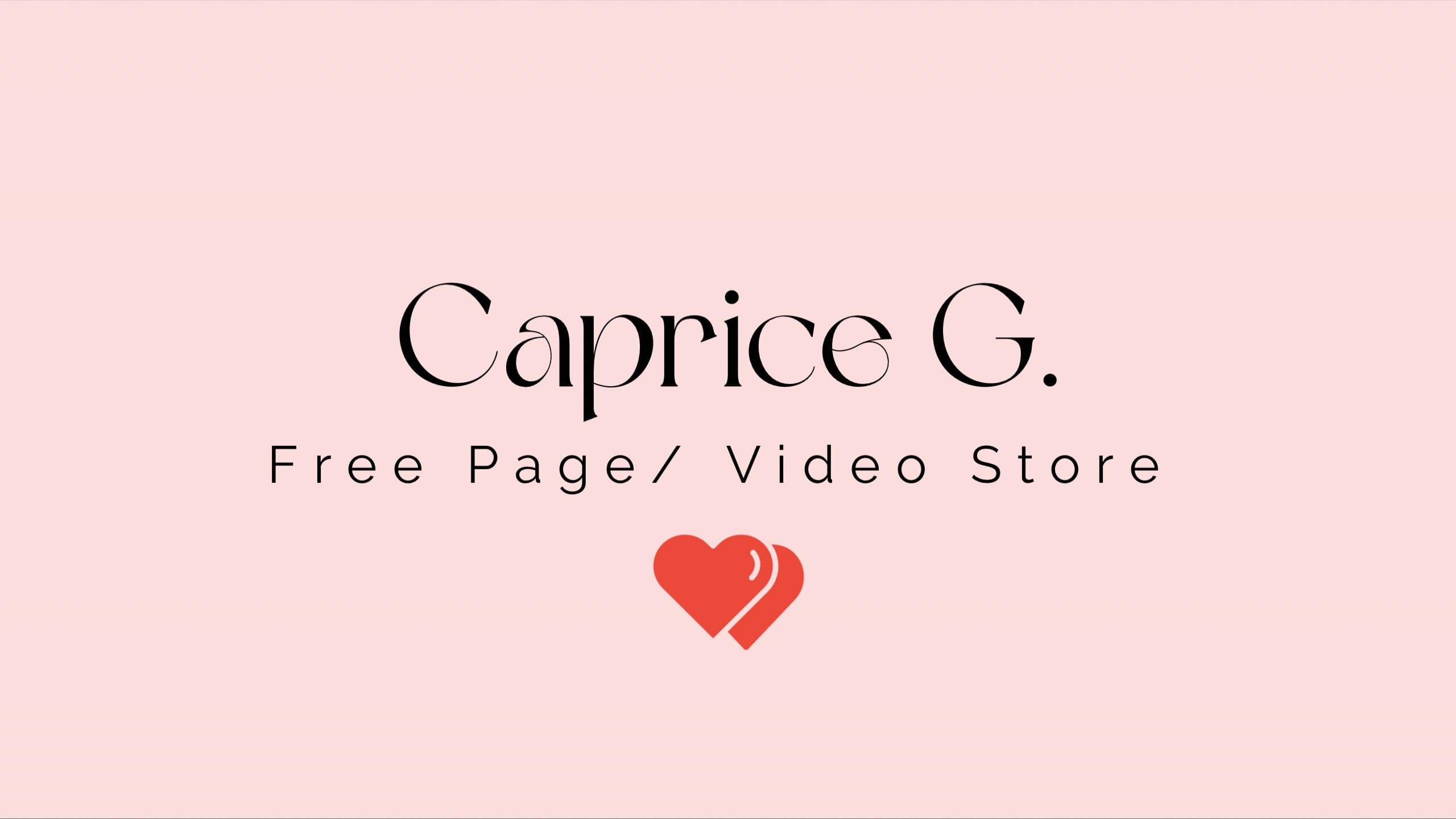 Caprice G LIVE'S banner image