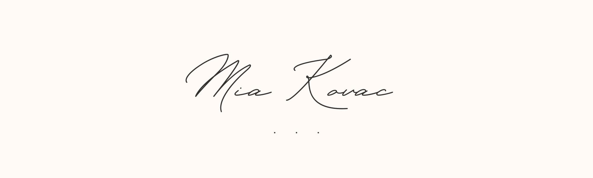 MiaKovac banner image