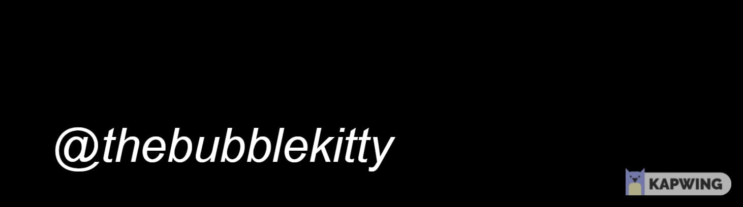 Bubble kitty banner image