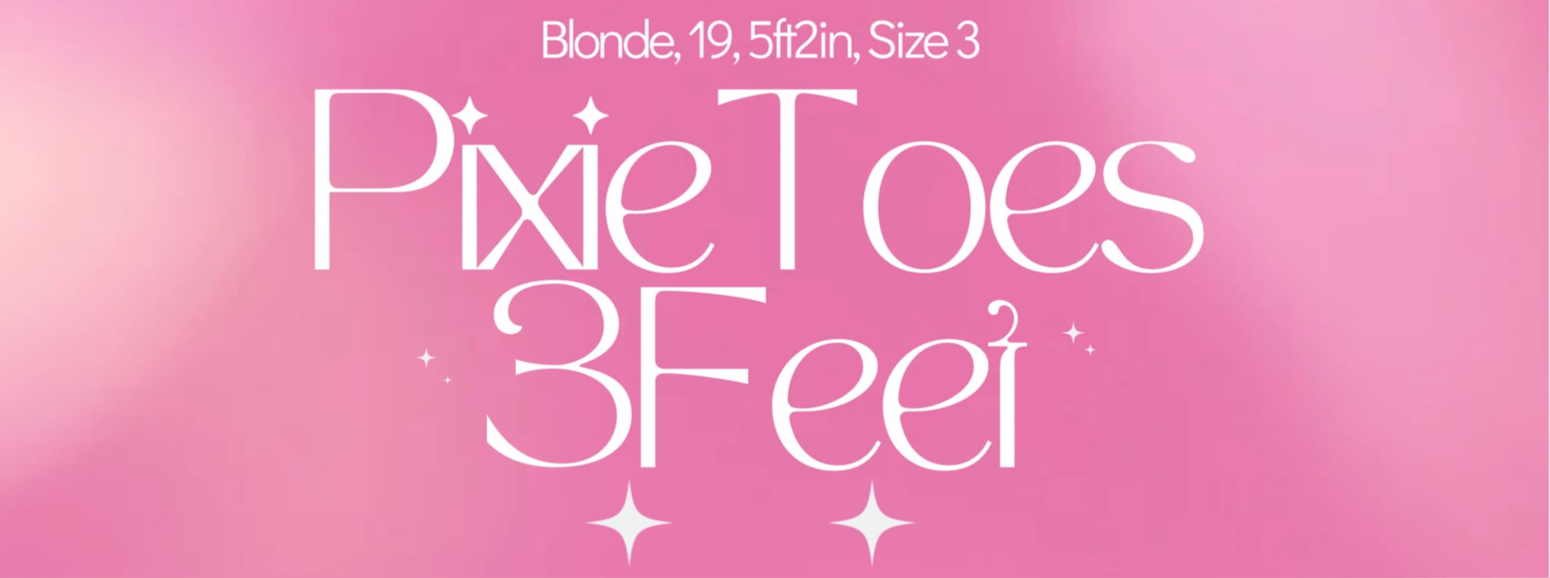 Pixietoes3feet banner image