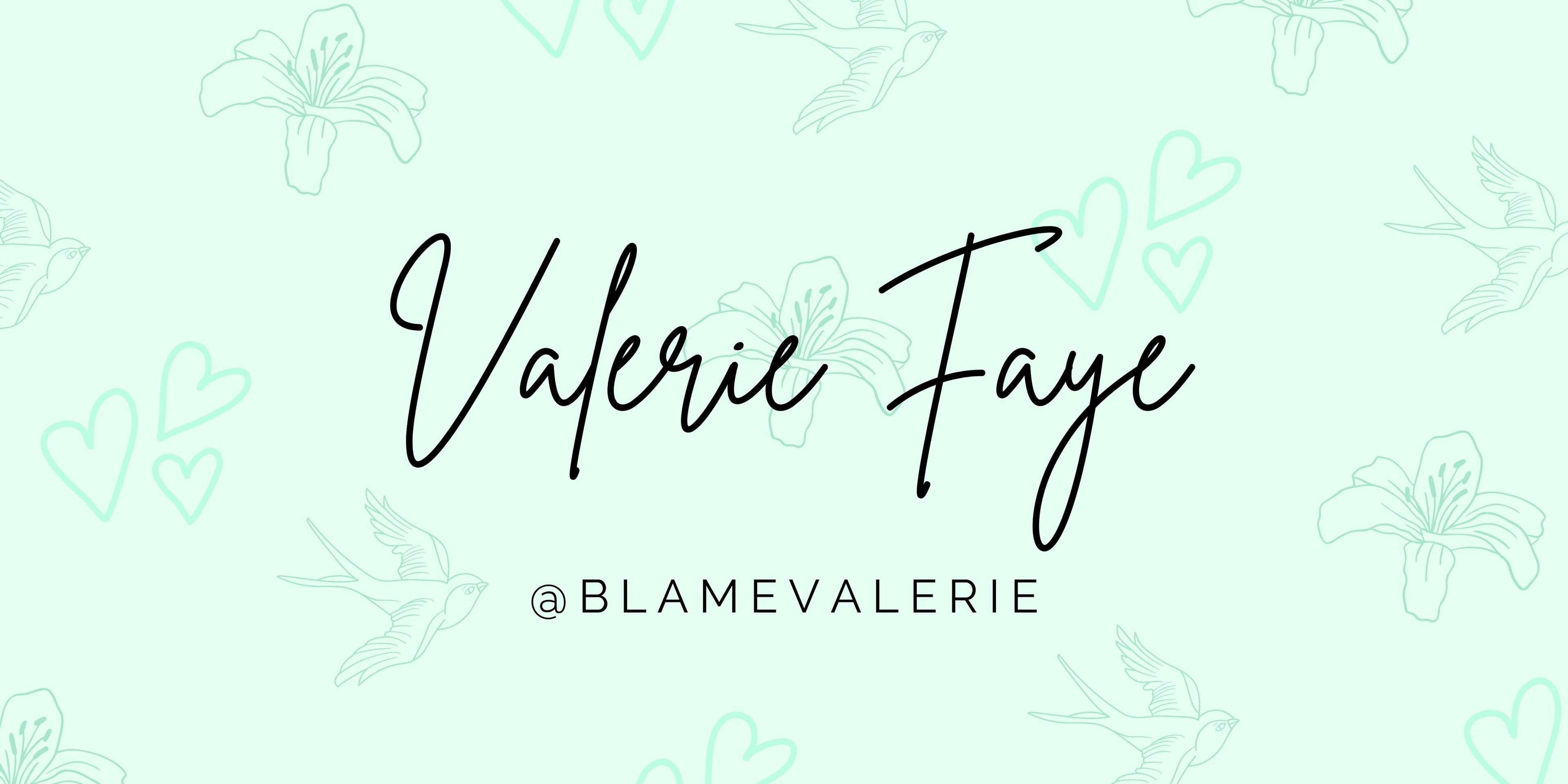 Valerie Faye banner image