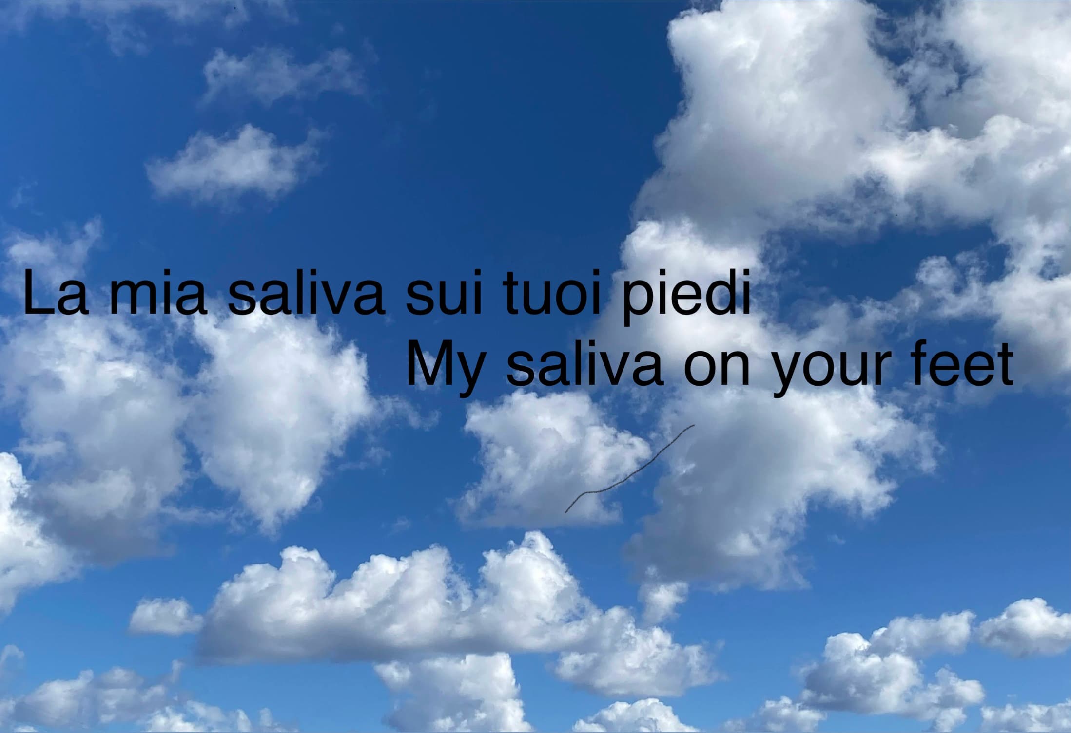 Mi piace farlo con i piedi e le parole. banner image