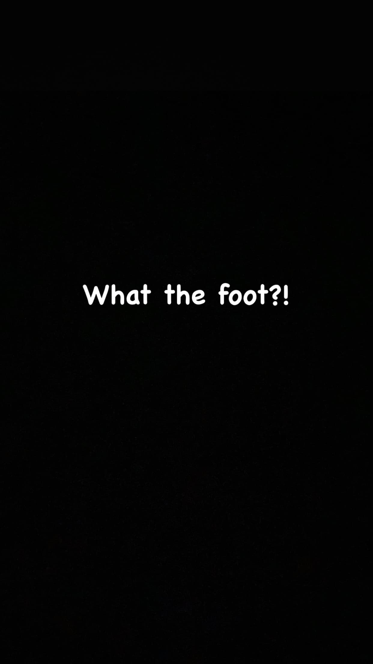What the foot?! banner image