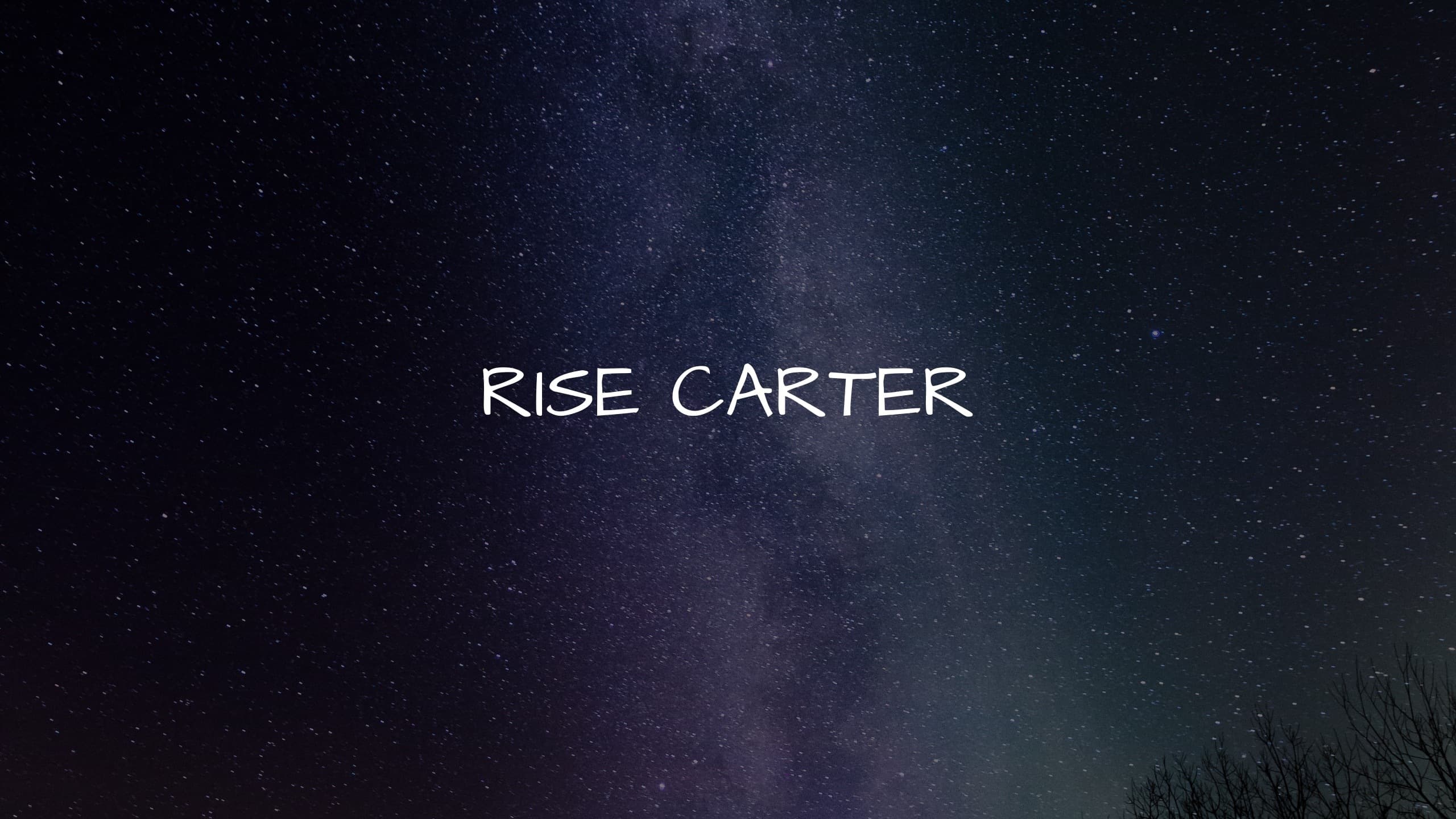 Rise Carter banner image