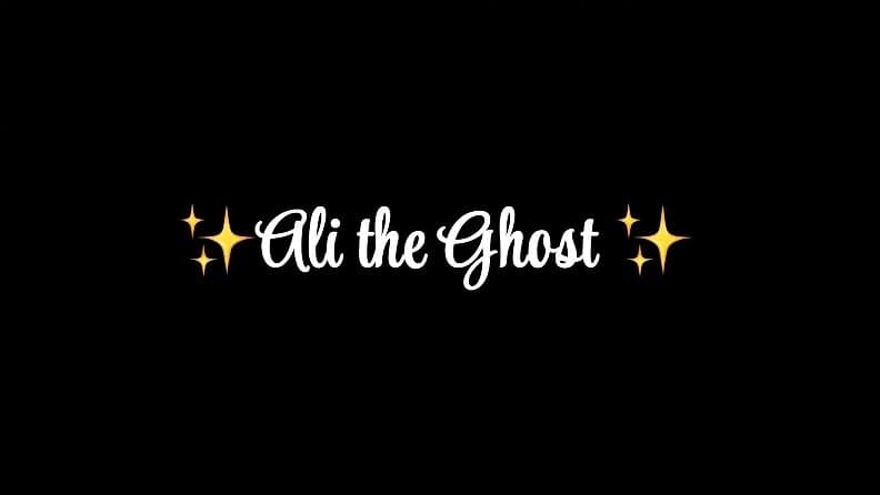 Ali the Ghost banner image