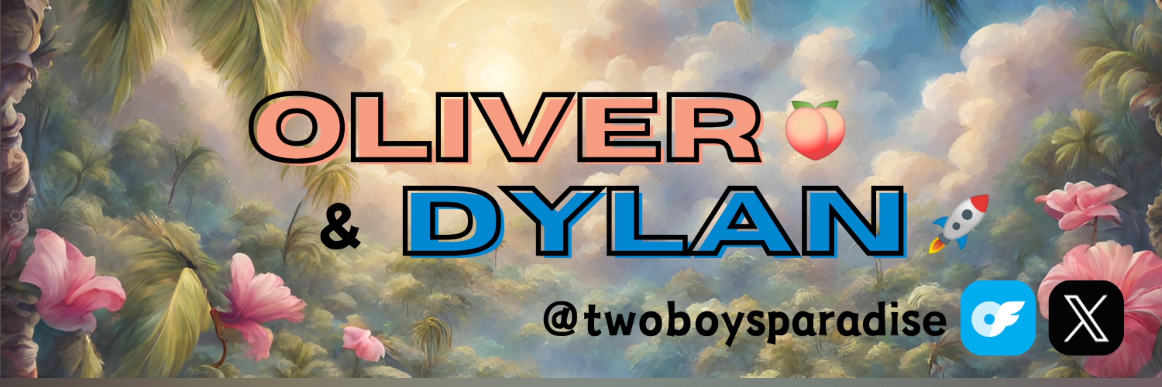 Oliver and Dylan - TwoBoysParadise banner image