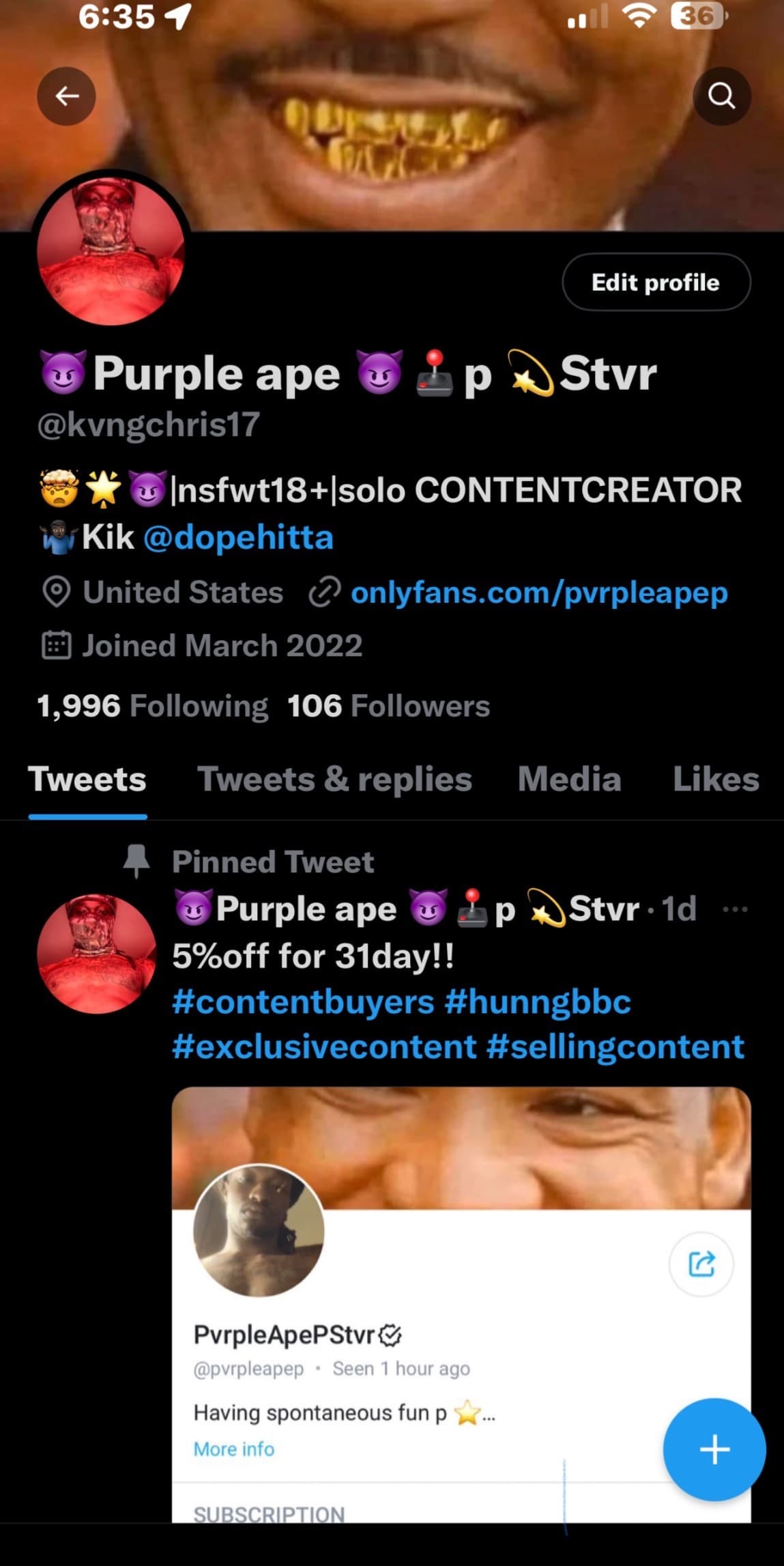 PvrpleApePStvr banner image