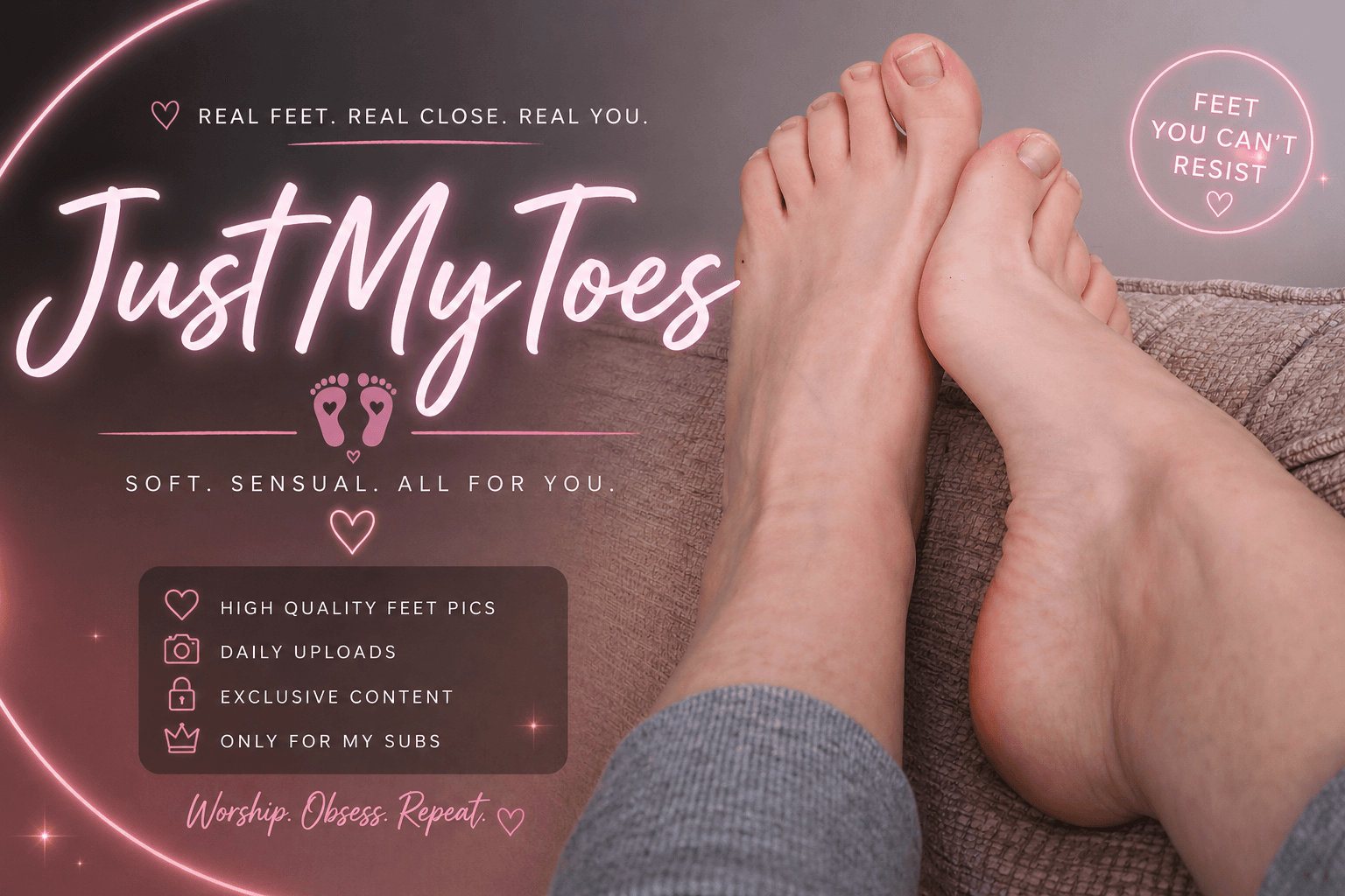 JustMyToes banner image