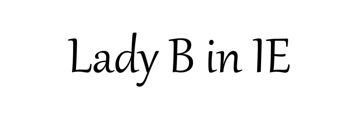 Lady_B_in_IE banner image