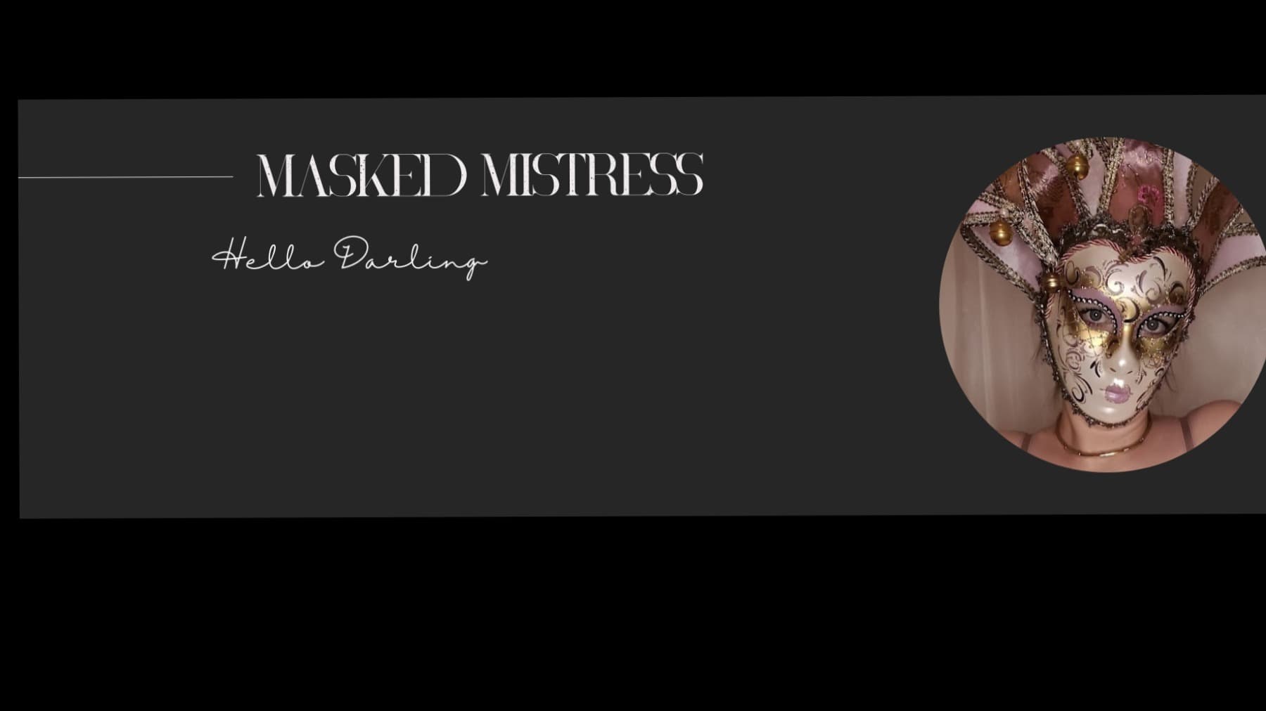 MaskedMistress banner image