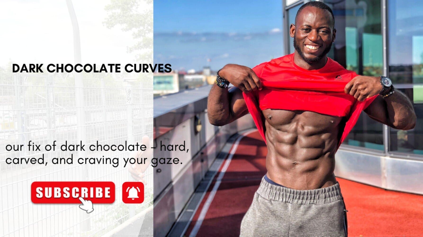 Dark Chocolate curves banner image
