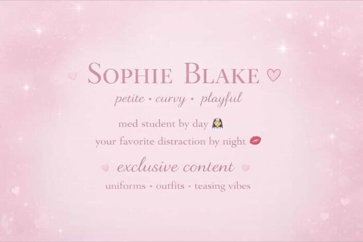 Sophie Blake banner image