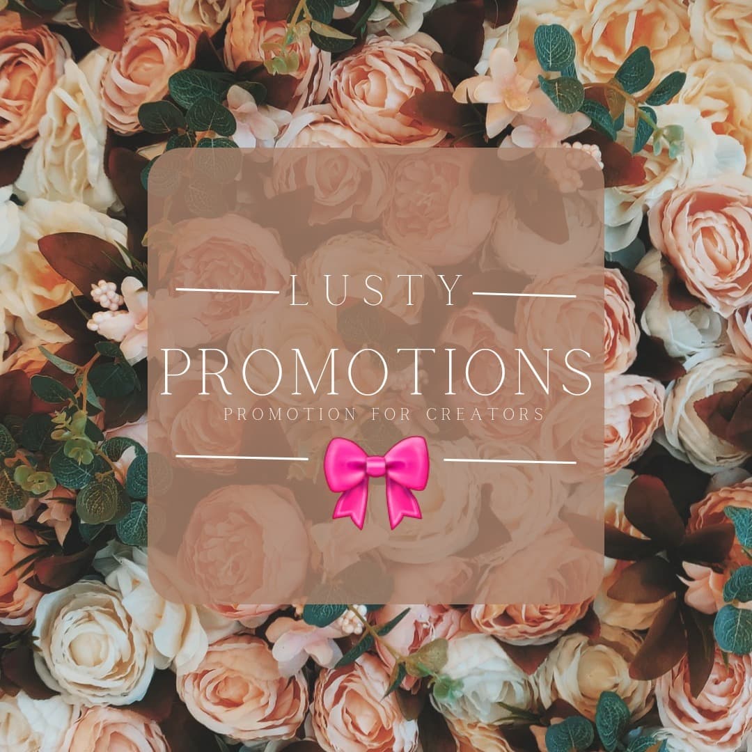 Lusty🎀promotions banner image
