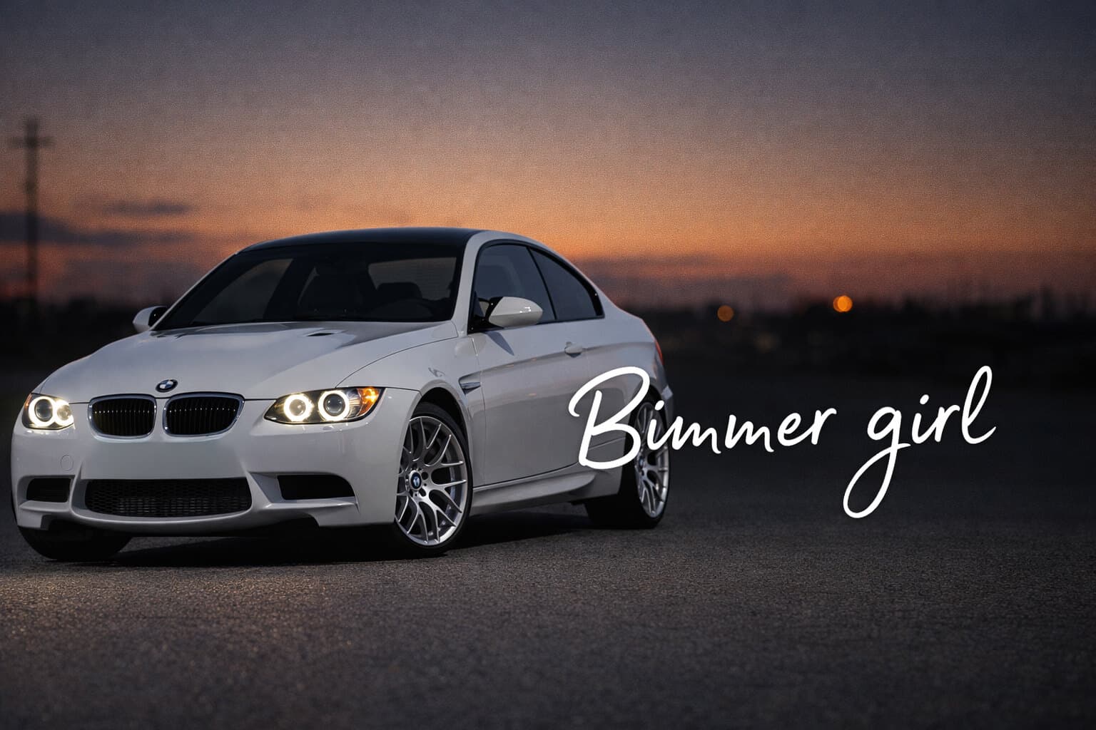 Your one and only Bimmer girl banner image